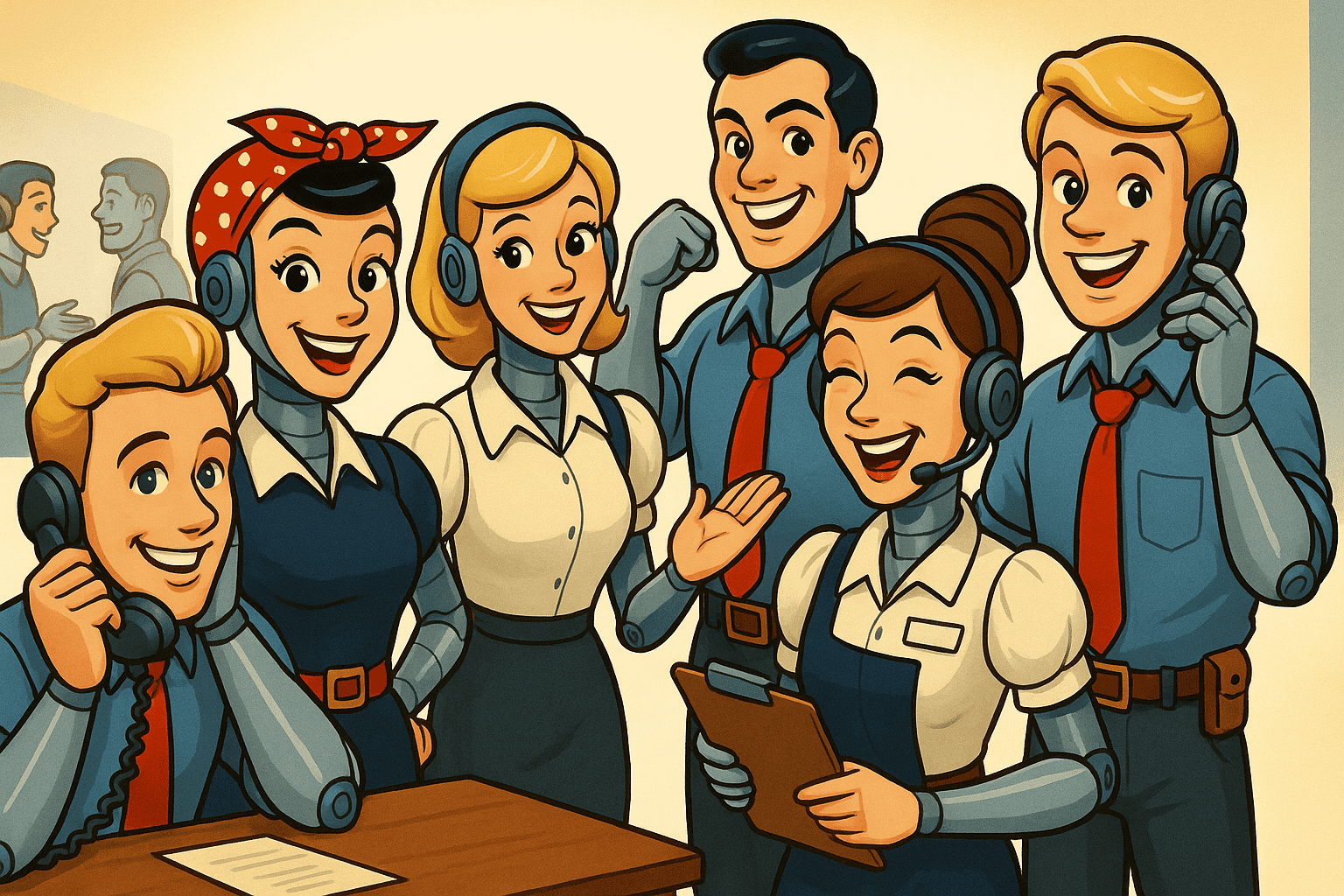 Team of AI Phone Bots